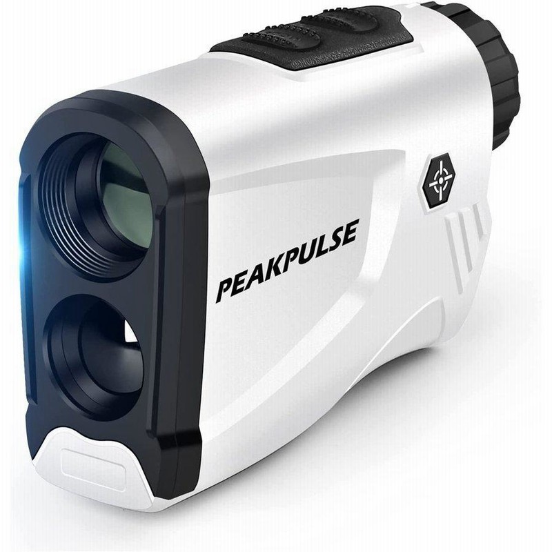 ゴルフ距離計 レーザー 手ブレ補正 距離測定器 PEAKPULSE 白-eastgate.mk