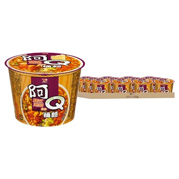 統一 阿Q桶麵 韓式泡菜風味 102g  12入