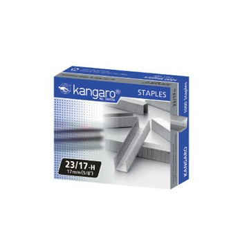 袋鼠 kangaro 23/17-H 釘書針 20小盒/中盒【APP滿額下單10%點數(單一帳號最高1000點)】9/30止