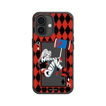 iPhone 16 SolidX 黑 - Joker - 小丑女 - 棋盤風格