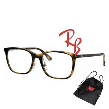 【RayBan 雷朋】亞洲版 大鏡面細鏡臂 舒適可調鼻墊設計 RB7168D 2012 玳瑁色 公司貨(贈雷朋休閒背袋)