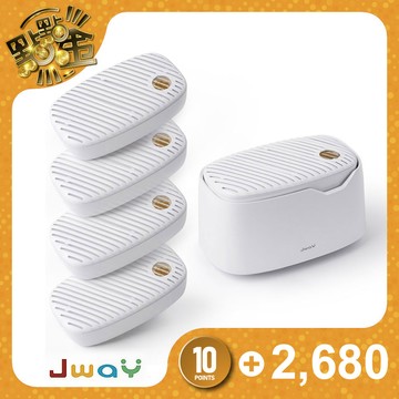 【JWAY】綠能無線除濕器(2小時極速還原)JY-DH322-5