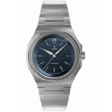 Yema WRISTMASTER TRAVELLER CMM.20 自製的微型擺盤 機械錶-76.24.05.SN.M