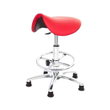 GXG 馬鞍型 工作椅 (小鋁腳+電金踏圈款) TW-T05 LUK