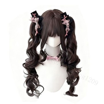 【巴洛克甜心】Lolita蘿莉塔假髮 雙馬尾假髮 虎口夾假髮 狼尾假髮 整頂式假髮 女用假髮 花間辭系列 洛麗塔造型假髮