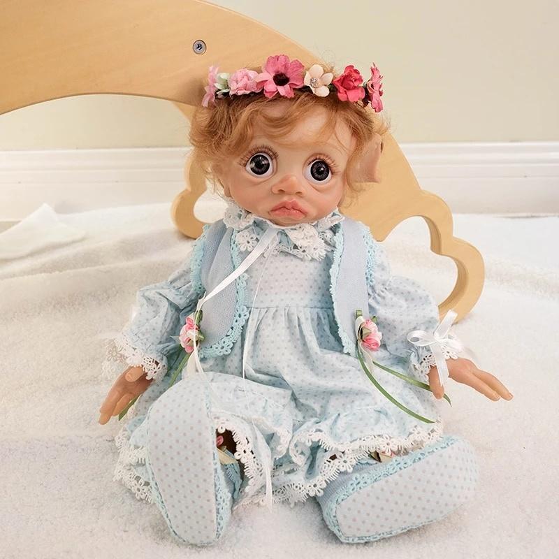 Soft Silicone Reborn Doll Fully Hand Painted Fairy Elf - Temu