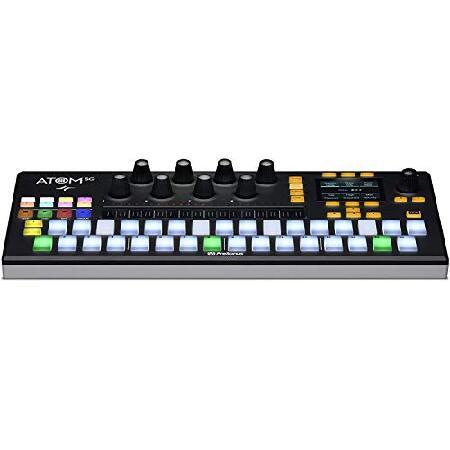 PreSonus Atom SQ Keyboard Pad Hybrid MIDI Keyboard Pad Performance and Production Controller Hardware Control Surface with 32-Velocity and Gravity Mag