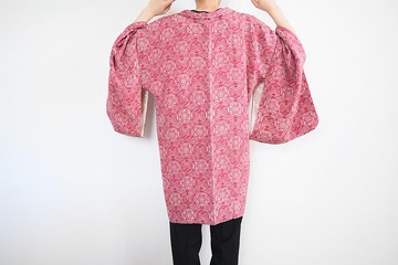 日本和服，蝴蝶和服，花卉外罩，正宗和服