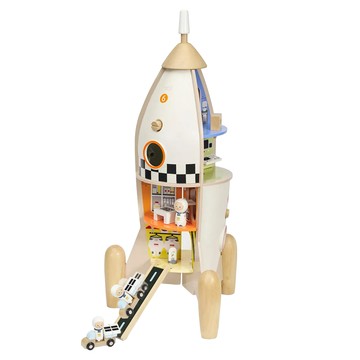 Classic WORLD 客來喜 經典木玩 可可宇宙探險號 50528  51片  1盒