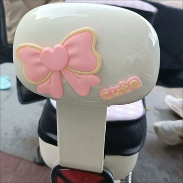【臺灣出貨】🍓大號花邊蝴蝶結cute字母diy裝飾水杯 電動車美容裝飾配件貼