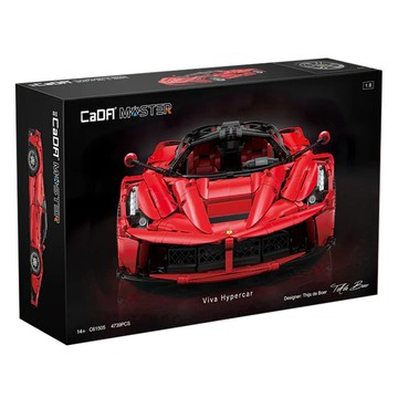 CaDA 大師系列 Viva 超級跑車積木 C61505  1個  混色