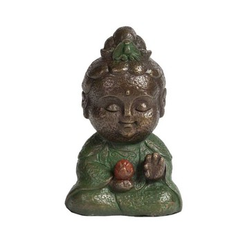 大勢至菩薩 Q佛世界- Q版銅雕佛像走進您的生活- 林韋龍 子問等藝術家設計團隊 含作品保證書11 x 7 x5cm