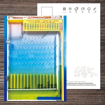 No.A29臺灣夜市懷舊彈珠台明信片 / 任選買十送一