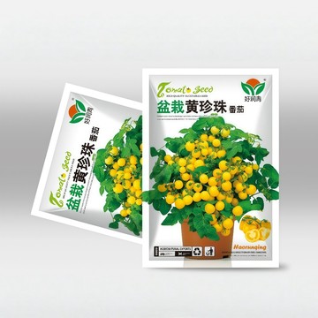 🌱【原裝水果種子】盆栽黃珍珠番茄   親測出芽率超85% 果汁充盈 甜度適中 口感清脆香甜 田園庭院盆栽水果種子