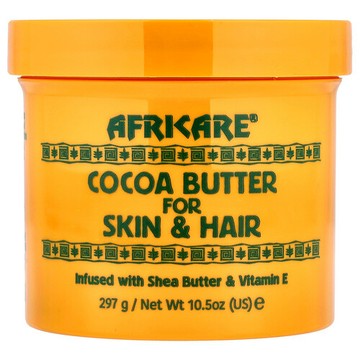 Cococare, Africare®，可可脂，適合皮膚和頭髮，10.5 盎司（297 克）