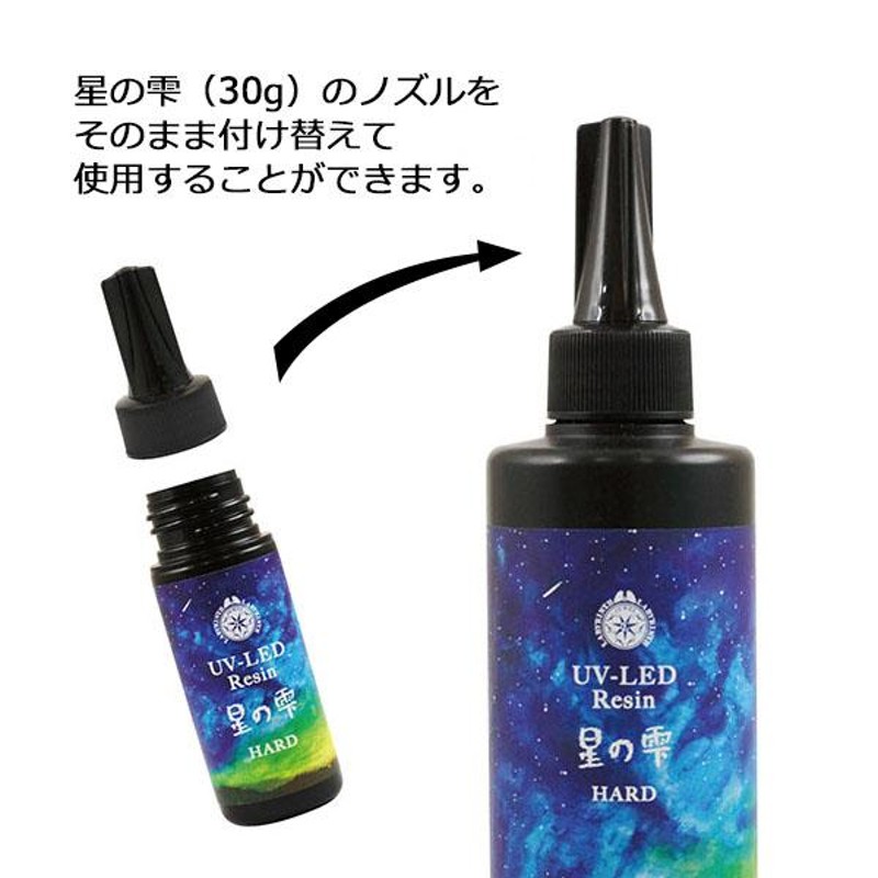 UV・LED対応レジン液 パジコ ジュエルラビリンス 星の雫 ハードタイプ