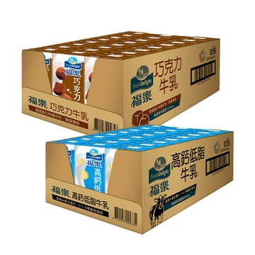 福樂 保久乳飲品暢銷雙口味組24瓶X2箱