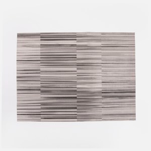 Chilewich 裂織餐墊34x47cm 黑白