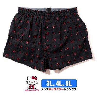 サンリオ ハロー キティ トランクス M L Ll パンツ メンズ 綿100 可愛い かわいい 下着 キャラクター 大きいサイズ 通販 Lineポイント最大get Lineショッピング