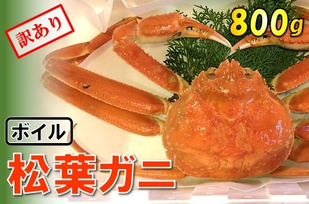 足１本なしボイル松葉ガニ(大800ｇ)訳あり