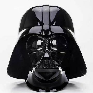 1:1星球大戰絕地黑武士頭盔 40CM星戰光劍COSPLAY道具模型