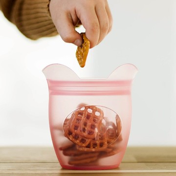 【ZipTop】美國白金矽膠袋-動物造型袋(單件) 豬造型袋