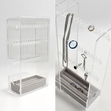 透明飾品收納盒 直立抽屜式收納【NAWA192】