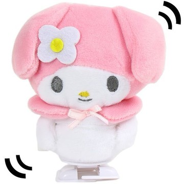 【震撼精品百貨】My Melody 美樂蒂~三麗鷗美樂蒂絨毛旋轉發條玩具-全身站姿#07797