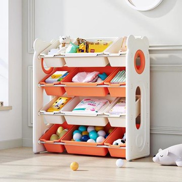 兒童玩具收納架置物柜寶寶分類整理箱客廳多層落地儲物書架禮物床笠