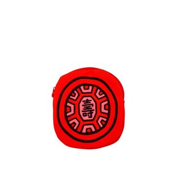茚 YIN TAIWAN｜（壽）紅龜粿造型萬用收納包錢袋
