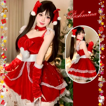 新品🎅🏻🎄【❤︎聖誕小蘋果🛷🎅🏻❤︎】幸福甜蜜一整年🛷聖誕裝聖誕節服裝聖誕裝聖誕服裝聖誕套裝斗篷聖誕髮夾蛋糕裙蓬蓬裙