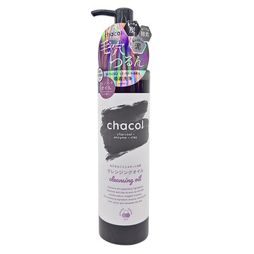 KUMANO 熊野油脂 chacol 炭 + 酵素 卸妝油  200ml  1瓶
