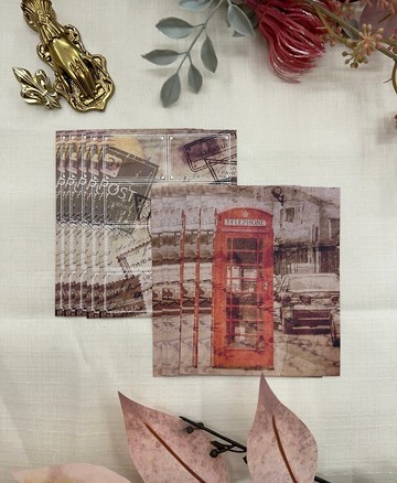 Soojinia-倫敦主題貼紙 10張