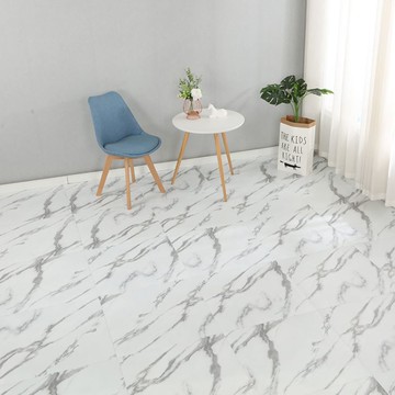 地板貼ins網紅pvc裝飾臥室地板革貼紙家用拼接水泥地滿鋪防水塑膠1入