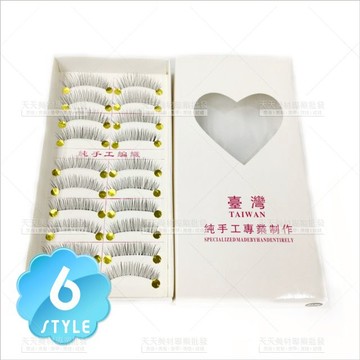 ((買一送一))佐娜手工交叉細梗假睫毛-10對入(交叉6)[57452]