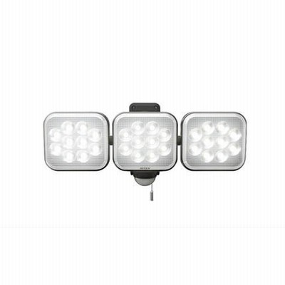 RITEX　１２Ｗ×３灯　フリーアーム式ＬＥＤセンサーライト：LED-AC3036 #2724＜ライテックス・ムサシ＞