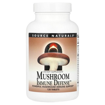 Source Naturals, 蘑菇抵抗防禦，16種蘑菇複合配方，120片