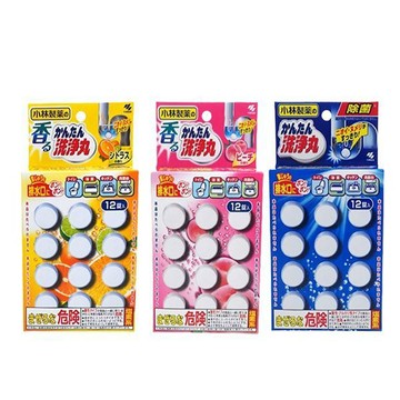 【日系報馬仔】日本 小林製藥 排水管 香氛 除垢錠 12錠 去除異味 清水管 排水管清潔 去垢 除臭 D037010