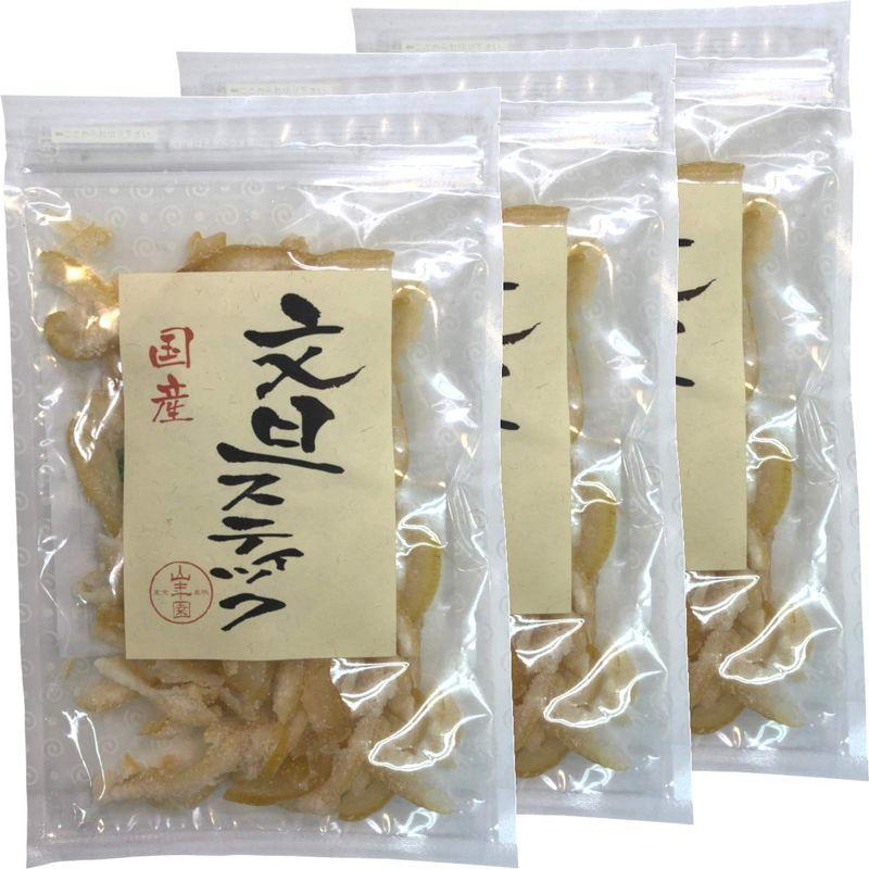 国産文旦スティック 80g×3袋セット 巣鴨のお茶屋さん 山年園