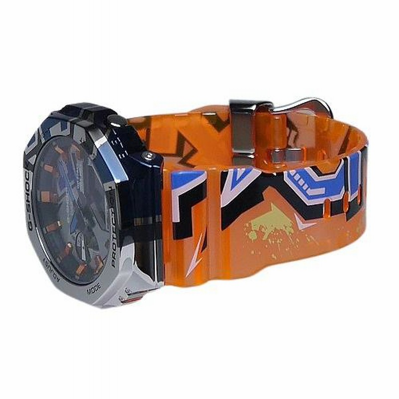G-SHOCK オクタゴンベゼル 腕時計 GM-2100SS-1AJR オレンジ