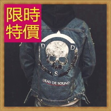 牛仔外套 單寧夾克-流行經典男外套61t22【獨家進口】【米蘭精品】
