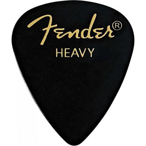 フェンダー351 PICK HEAVY ピック 144枚セット ティアドロップ型 ヘビー ブラック フェンダー