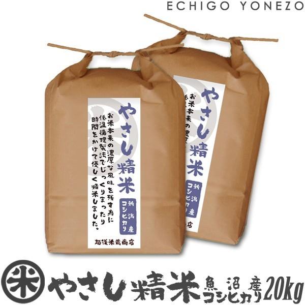 [新潟米 令和4年産] 魚沼産コシヒカリ やさし精米 20kg (5kg×4袋) 低温循環精米 新潟米 お米 白米 新潟県産 こしひかり 送料無料 ギフト対応