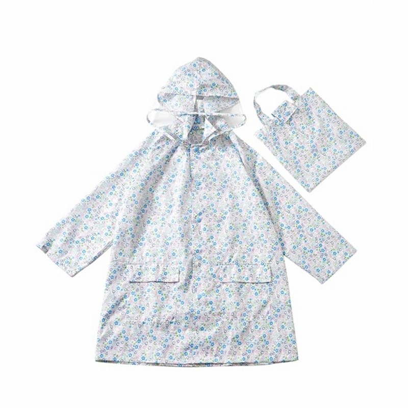 ランドルセル対応 収納袋付はっ水コート 女の子 レインコート ポンチョ 雨合羽 Raincoat 通販 Lineポイント最大1 0 Get Lineショッピング