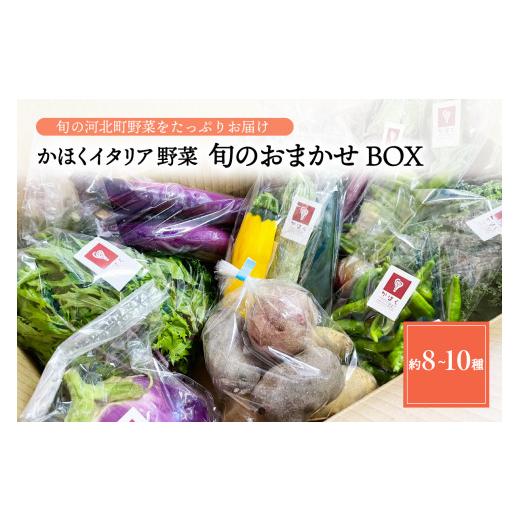 ふるさと納税 山形県 河北町 かほくイタリア野菜 旬のおまかせBOX（約8〜10種類）野菜の説明おしゃれな料理が簡単に作れちゃうレシピ付き♪