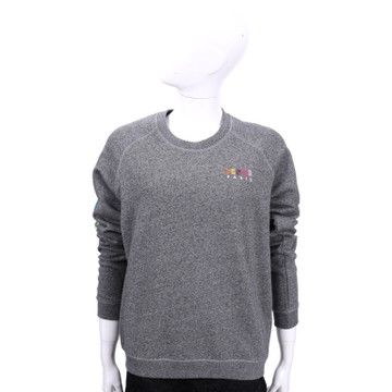 KENZO 彩色趣味刺繡圖棉質長袖上衣(灰色)