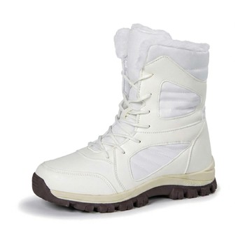 男女款 防寒保暖防潑水中筒雪靴 情侶款(白)＊an.an【18-2481w】【現貨】