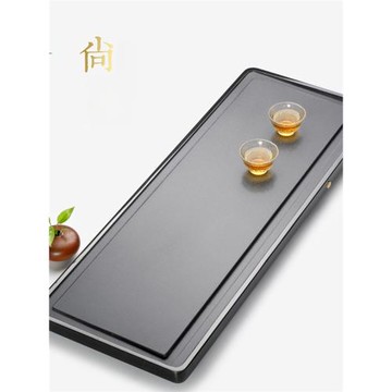 烏金石茶盤天然整塊石頭茶臺日式茶具家用簡約大號小號功夫茶海禪
