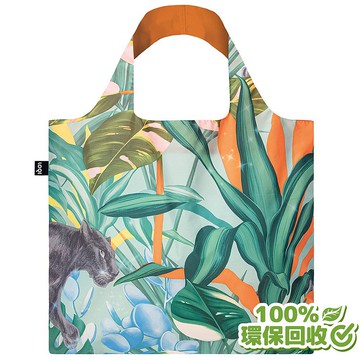 LOQI 環保材質購物袋-黑豹(無扣帶、無暗袋)