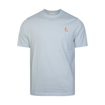 Maison Kitsune - Sky Blue Cotton T-shirt